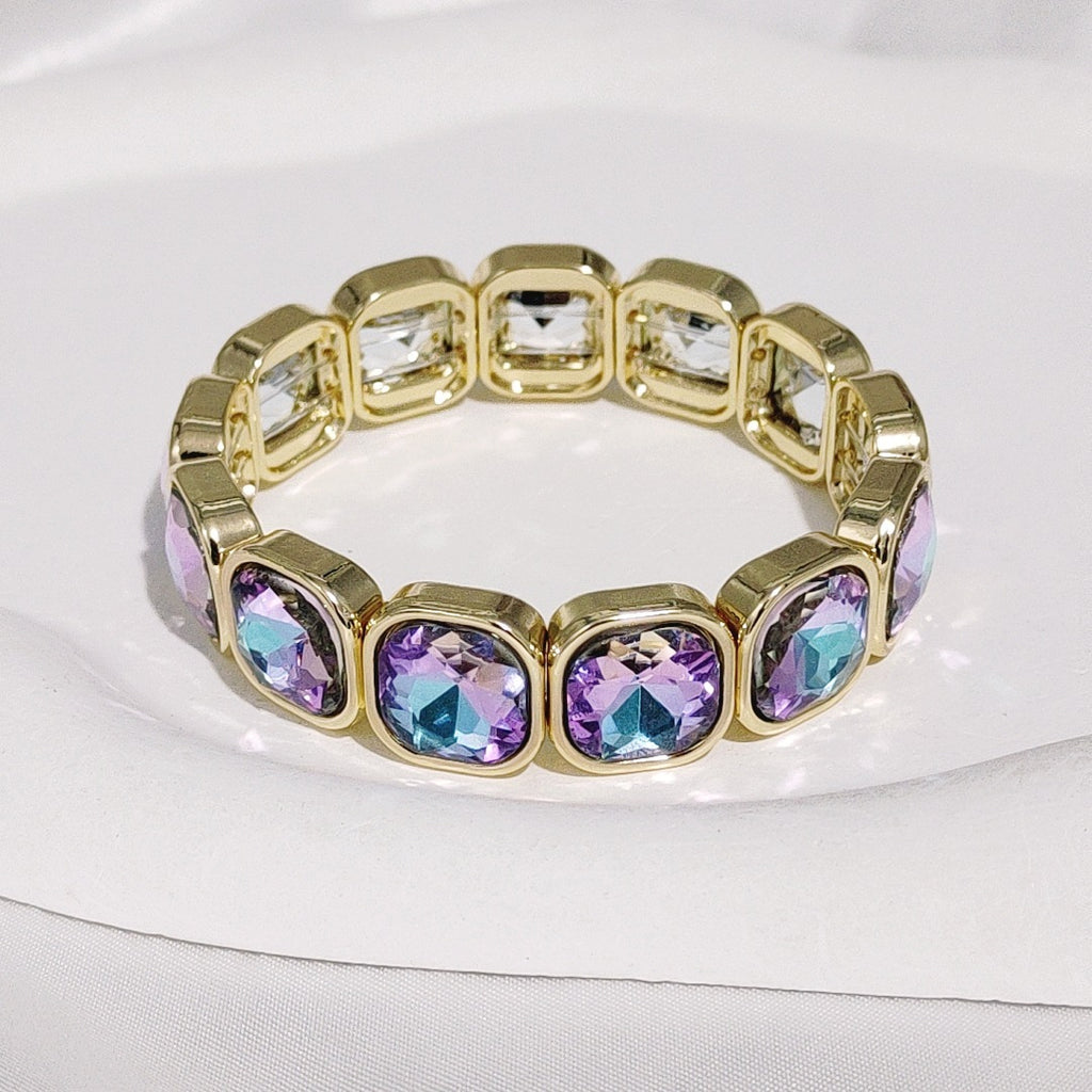 Special-interest Design Diamond Female Bohemian Gem Brace Lace Bracelet