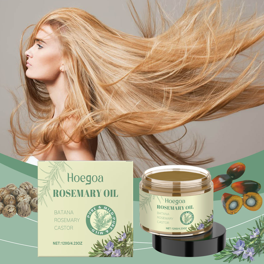 Hoegoa Rosemary Hair Balm Gently Pamper And Nourish Scalp, Repair Dry And Irritated Hair With Rosemary Balm