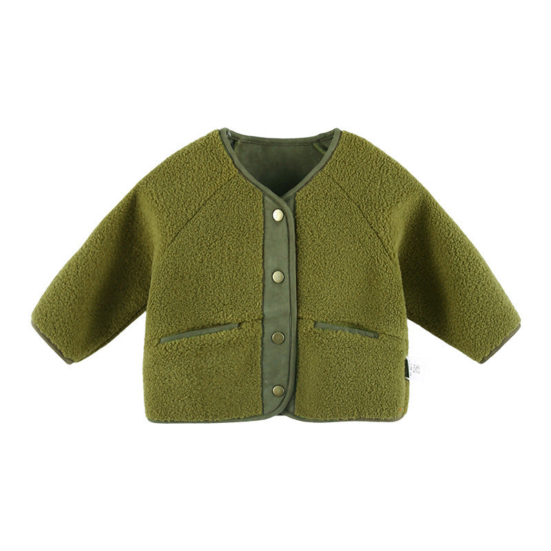Casual Cardigan Boys And Girls Tops Parent-child Clothes