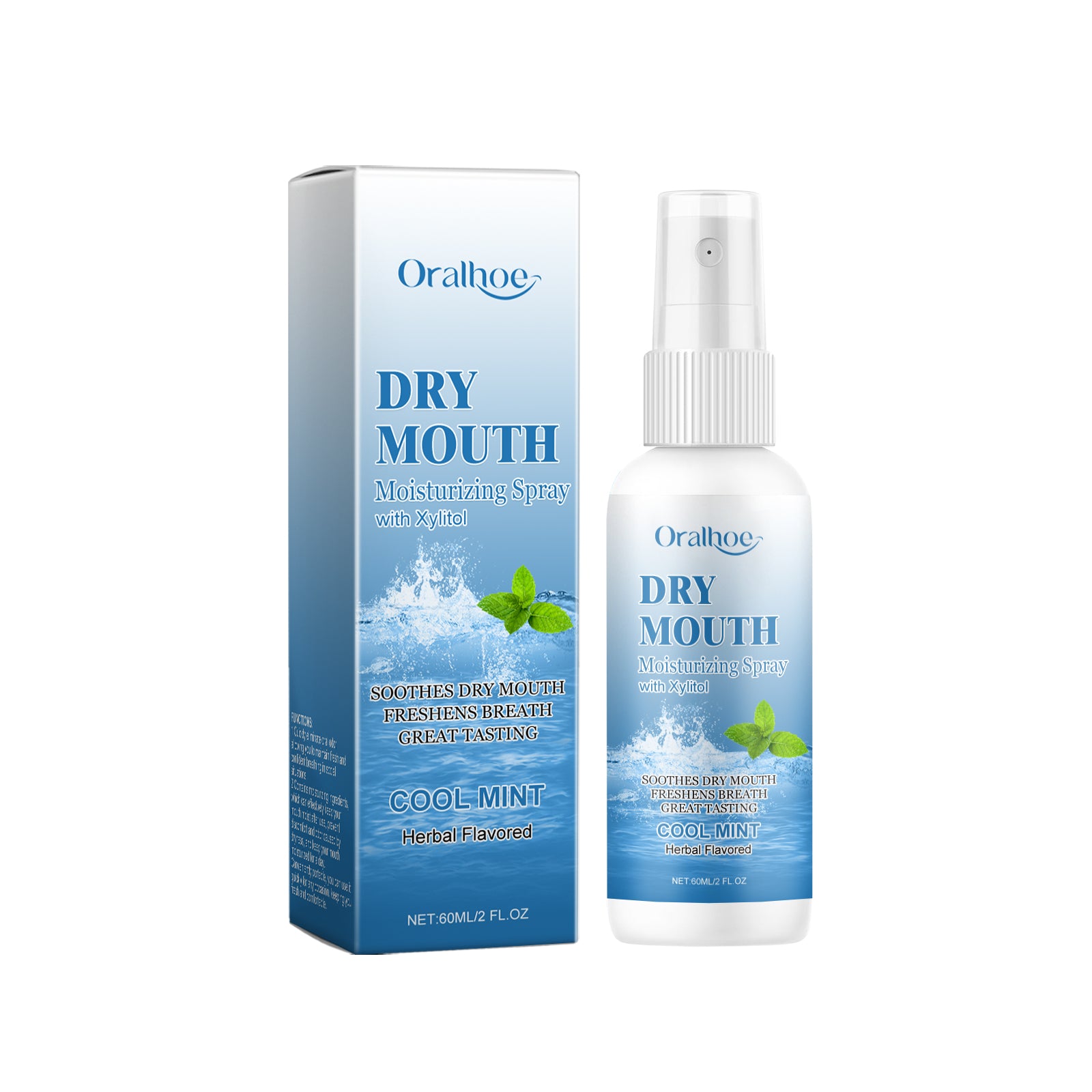 Oralhoe Teeth Cleaning And Moisturizing Spray, Gentle Care For Teeth Cleaning And Stain Daily Care Spray