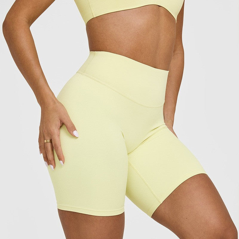 Hip Lifting Yoga Shorts Women's High Waist Fitness Pants