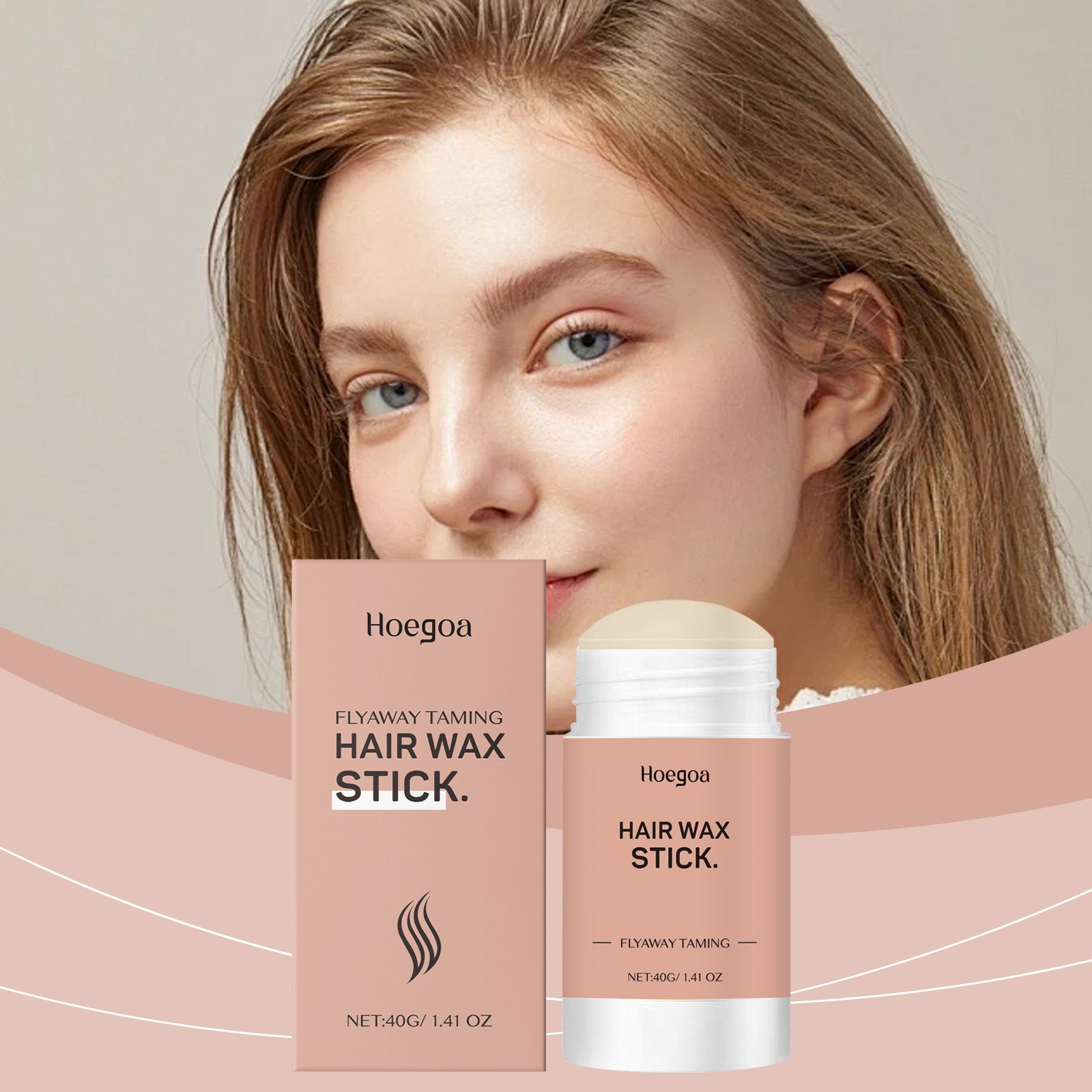 Hoegoa Gloss Wax Sticks Create A Shiny Look For Easy Washing And Keep Hair Fresh And Styling Wax