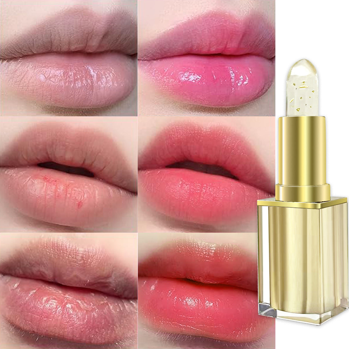 Moisturizing And Temperature Feeling Color-changing Lipstick Lip Balm