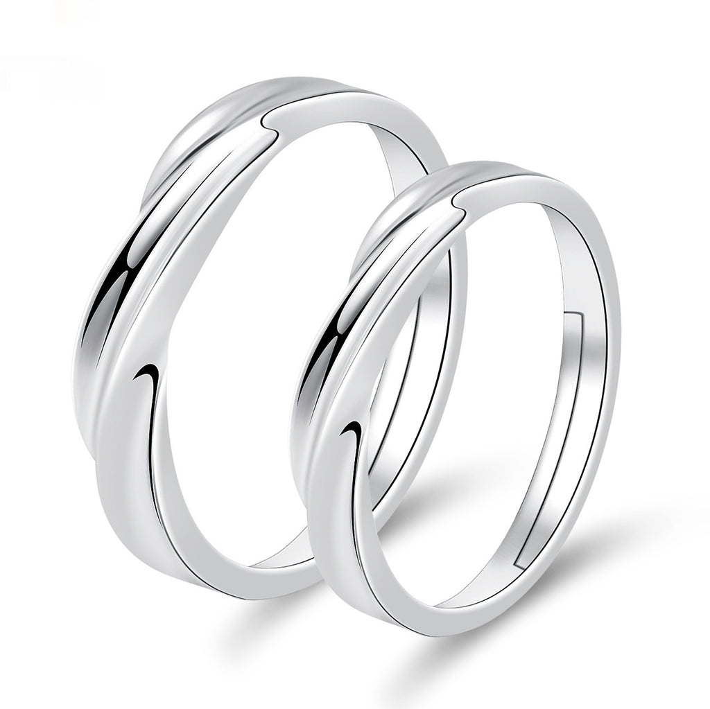 Moissanite Engagement Couple Couple Rings