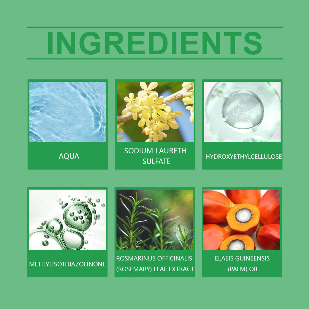 Hoegoa Batana Hair Care Shampoo Cleans Scalp Gently Nourishes And Softens Hair With Rosemary Shampoo