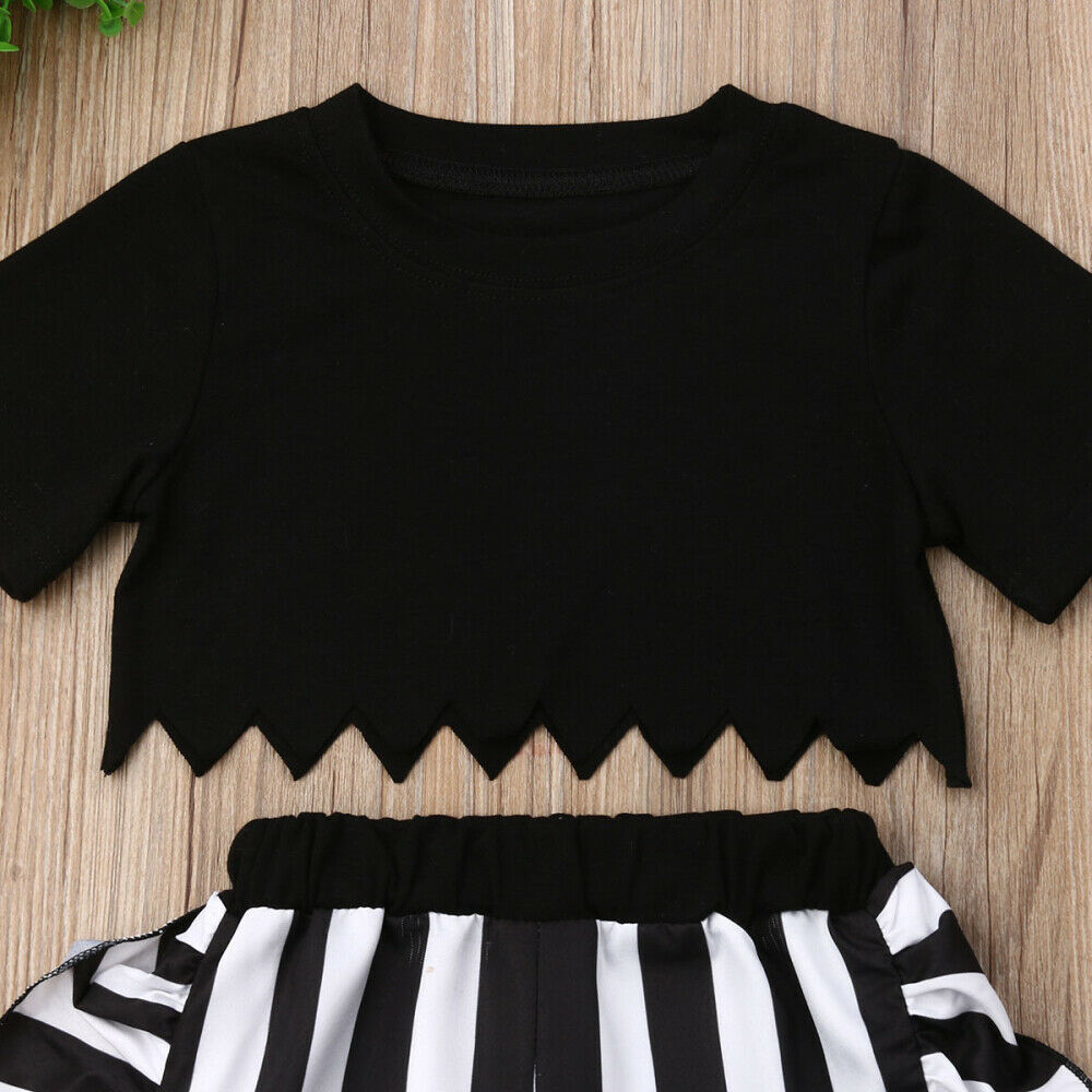 Girls' Striped Pants Children's Suit