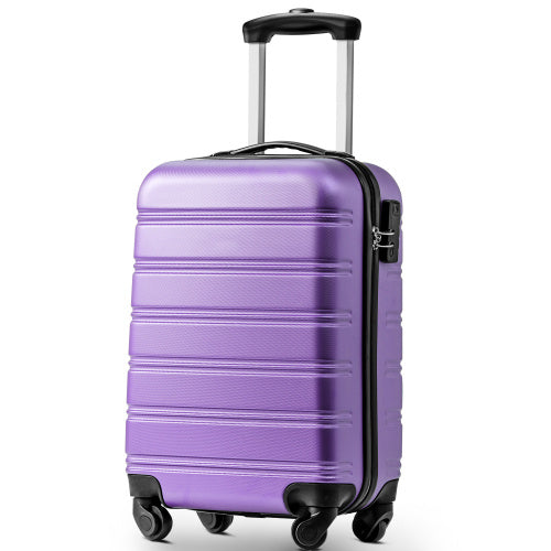 ABS Hard Shell Travel Trolley Suitcase 4 Wheel Luggage Set Hand Luggage, 20