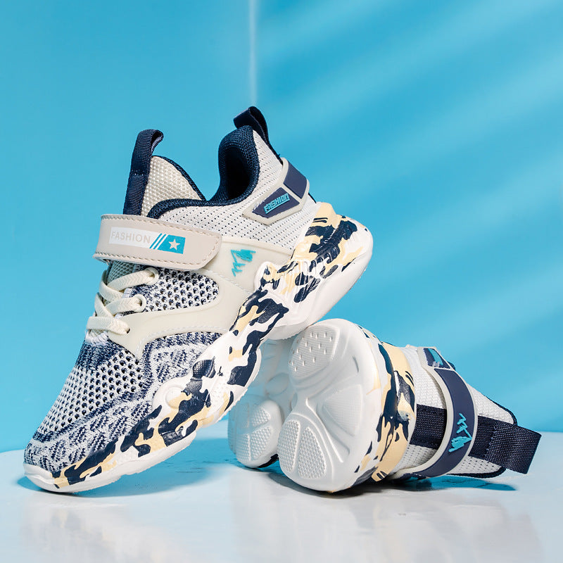 Hollow flying knit sneakers