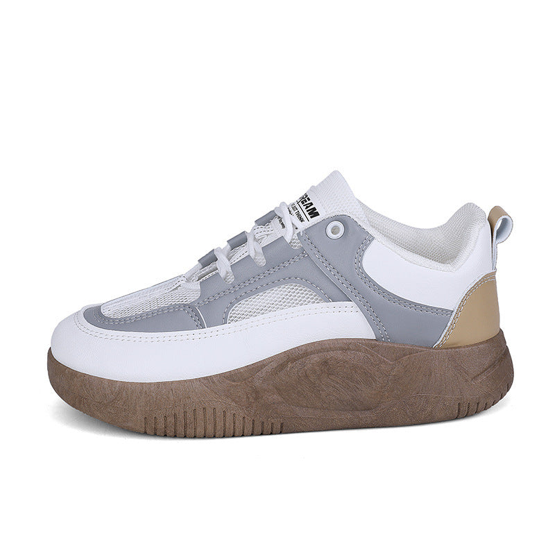 School Girls Wear Breathable Sneakers