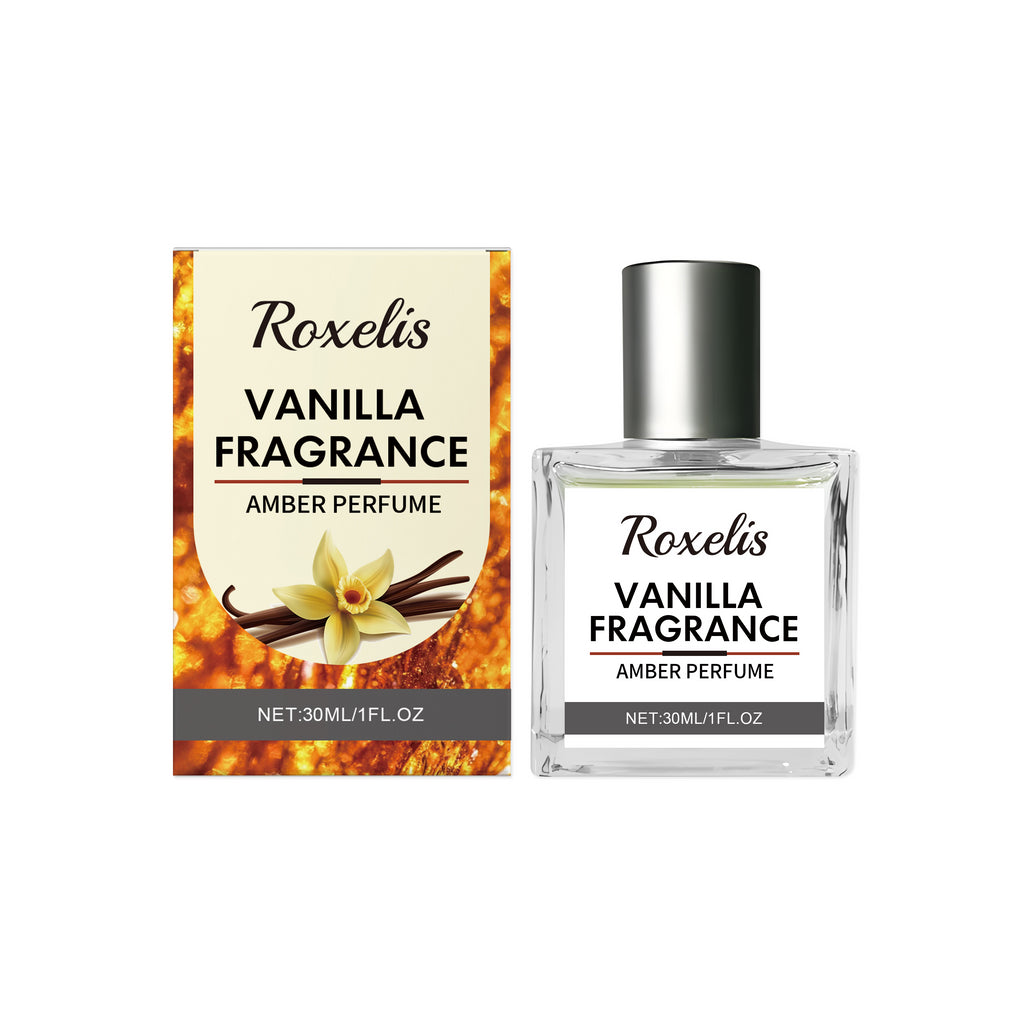 Roxelis Vanilla Amber Eau De Toilette Natural Fresh Light Elegant Stay Fragrance Daily Dating Charm Niche Perfume Carry