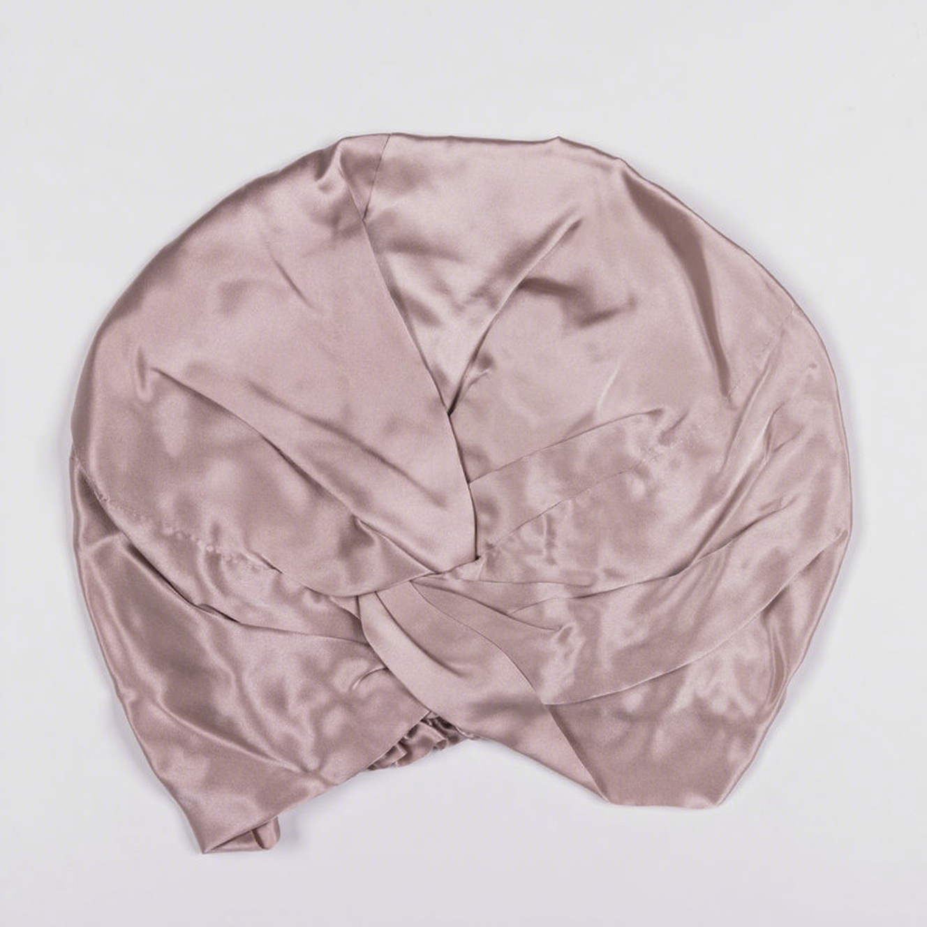 Twisted cross hat silk hair care headscarf hat confinement hat