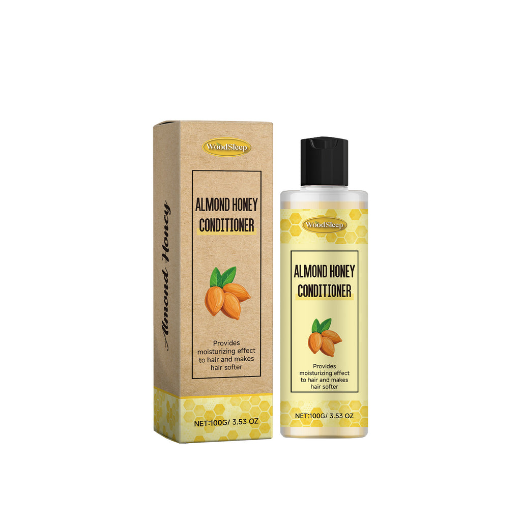 WoodSleep Almond Honey Conditioner Nourishes And Repairs Dry And Knotted Hair Ends To Restore Softness And Shine