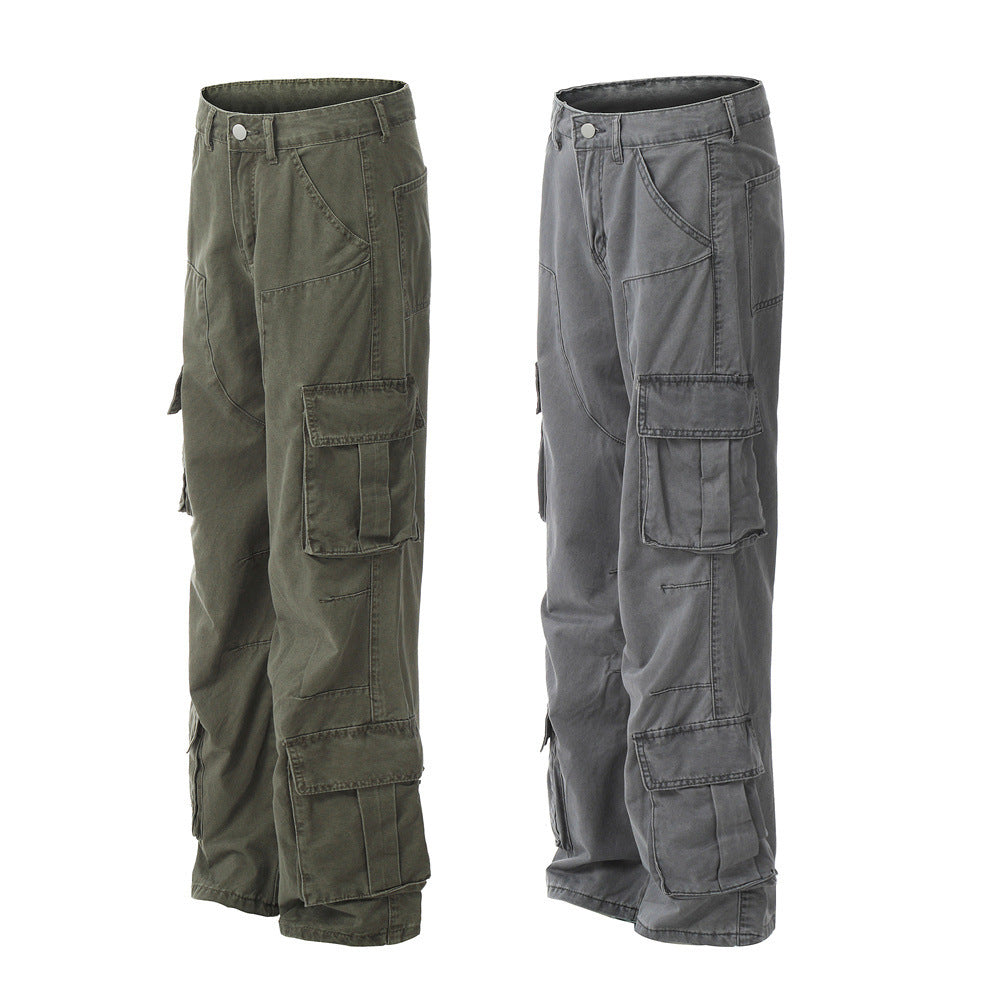 Fashion Personality Multi-pocket Cargo Pants Men