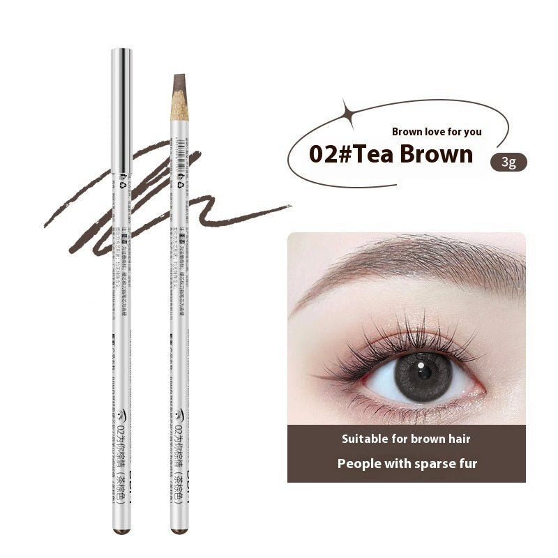 Waterproof And Sweat-proof Wild Eyebrow Pencil Line Design Distinct Look Hard Core