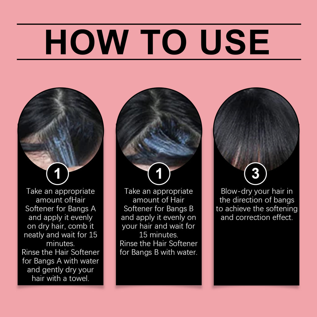 Hoegoa Fringe Softener Care Cream Improves Hair Frizz, Moisturizes And Softens Hair Care Moisturizer