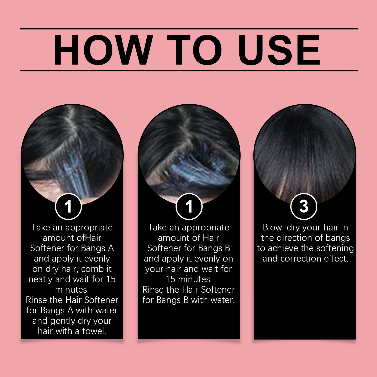 Hoegoa Fringe Softener Care Cream Improves Hair Frizz, Moisturizes And Softens Hair Care Moisturizer