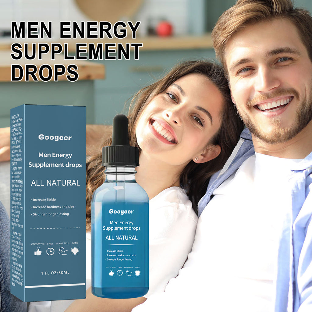Googeer Men's Enhancement Supplement Drops, Men's Energy Supplement Liquid