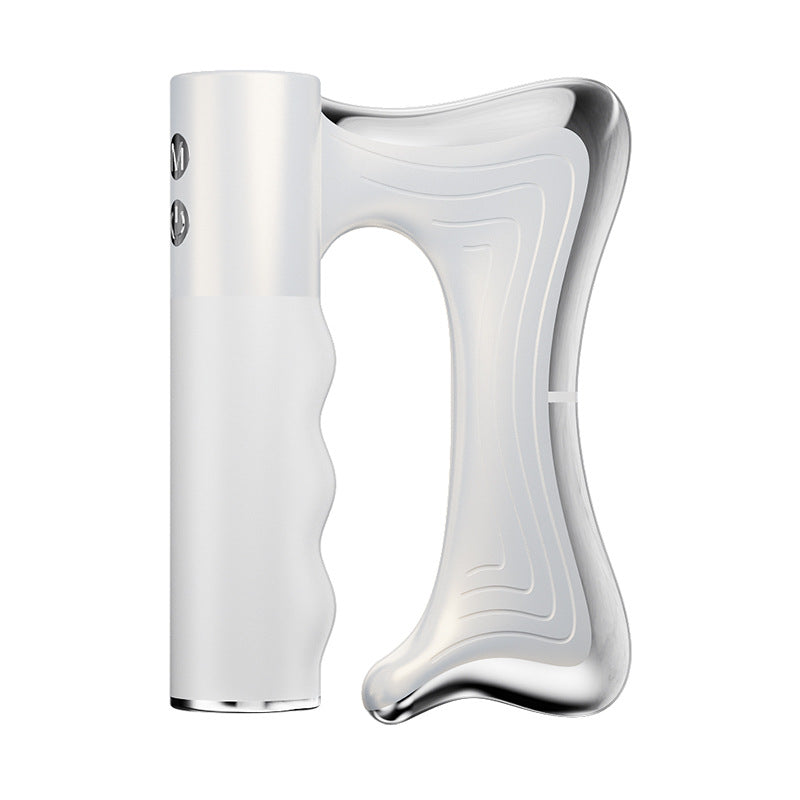 Microcurrent hot compress vibration massager muscle relaxation tool