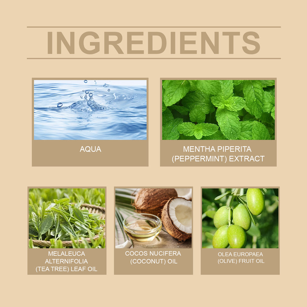 WoodSleep Facial Hair Cleanser For Men Gentle Cleansing Care Facial Hair Moisturizing And Moisturizing Care Solution