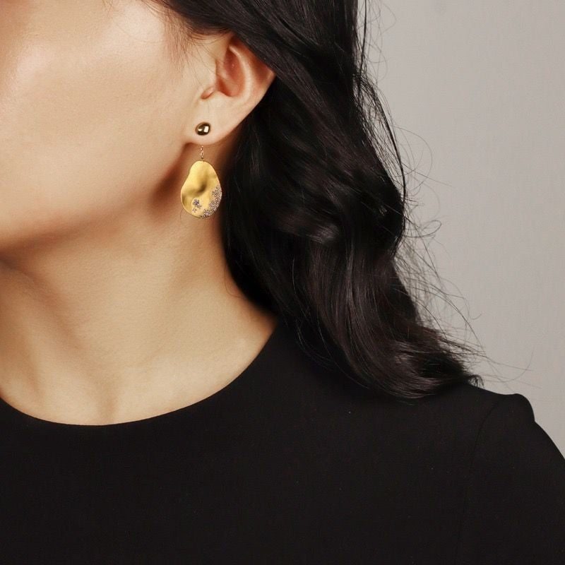 Asymmetric Earrings New Advanced Chinese Style Temperament Female