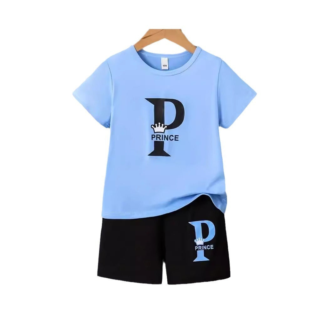 Boy Comfortable Short Sleeve T-shirt Shorts Set
