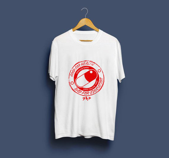 Neo Tokyo Awesome Guys T Shirt Man New Akira The Capsule T-Shirt Japan Anime Custom Tee Company T-shirts For Men