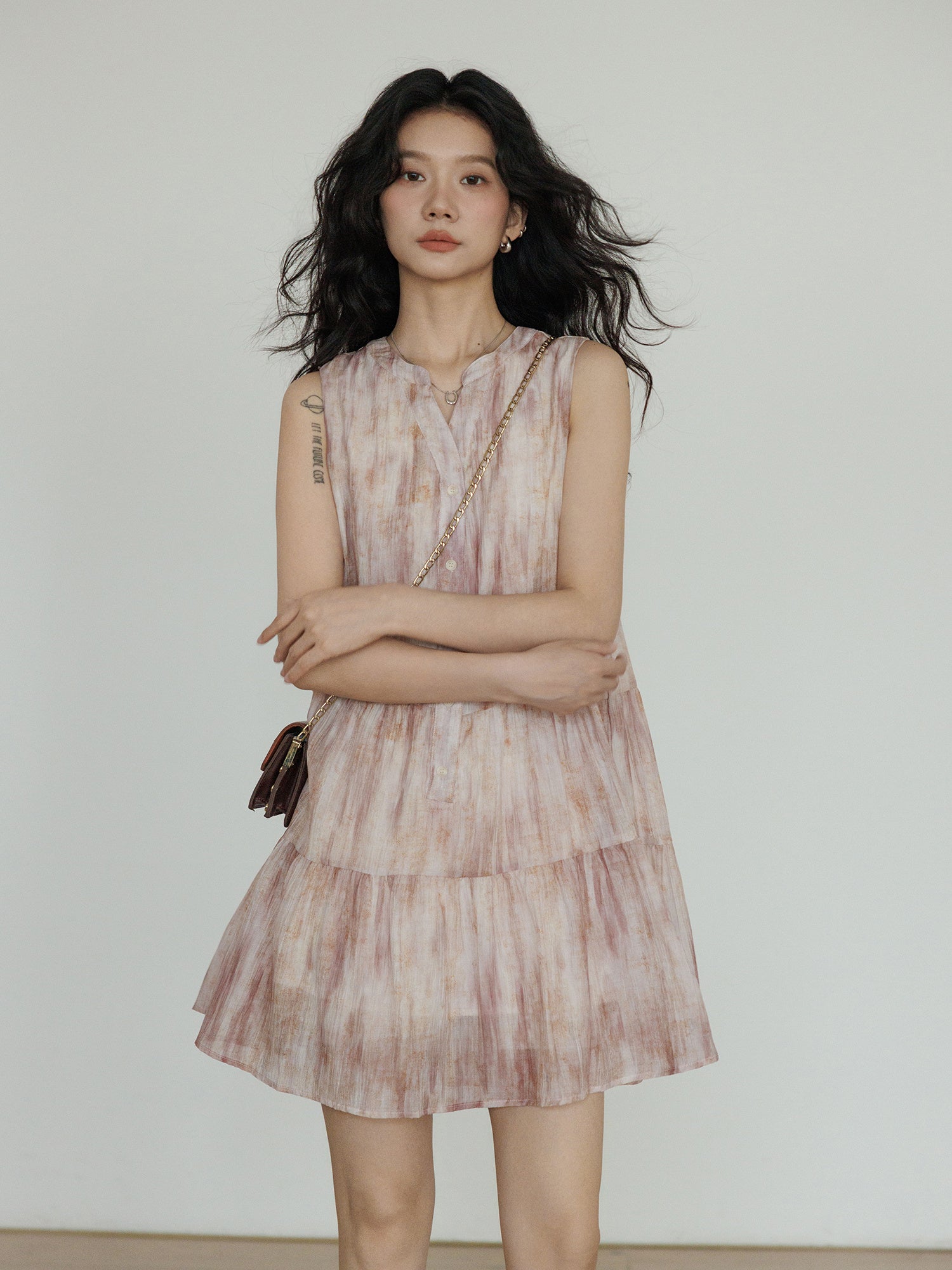 New Chinese Women's Clothing Sleeveless Halter Dress