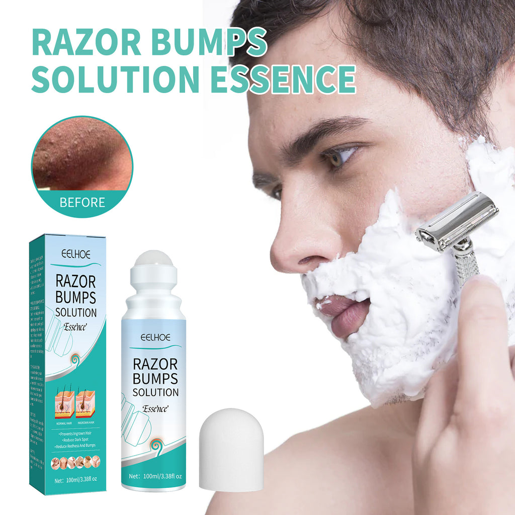 EELHOE Shaving Lump Repair Roll Essence, Prevent Hair From Growing Inward Essence And Repair Skin Bumps