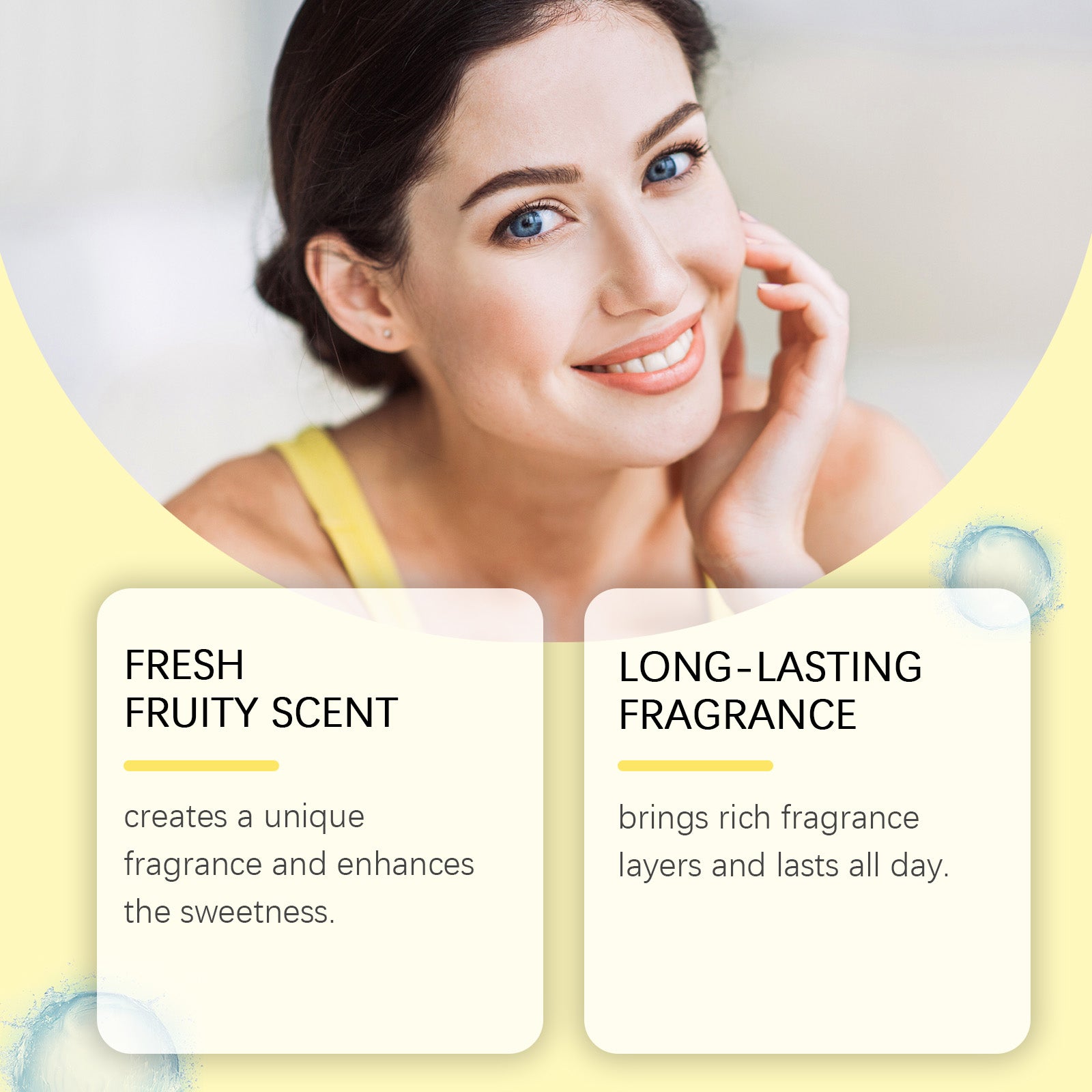 Roxelis Light Coconut Milk Body Fragrance Natural Fresh Lasting Fragrance Couples Dating Charm Atmosphere Dating Perfume