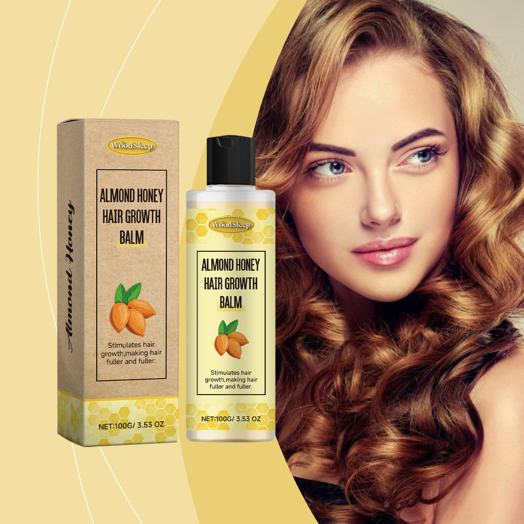 WoodSleep Almond Honey Hair Care Cream Nourishes And Protects Scalp, Plump And Smooth Hair