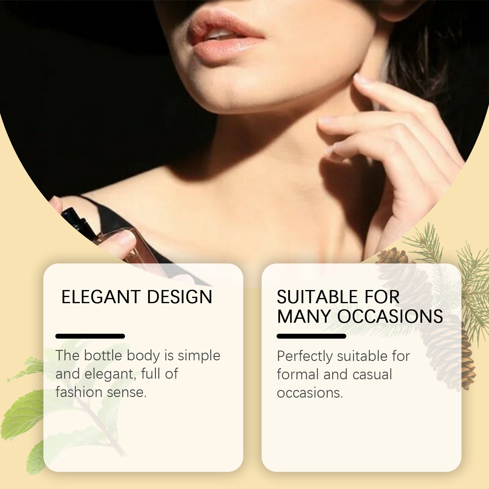 Roxelis Valentine's Day Atmosphere Cologne Natural Romantic Fresh And Elegant Stay Fragrance Charm Lovers Daily Date Portable