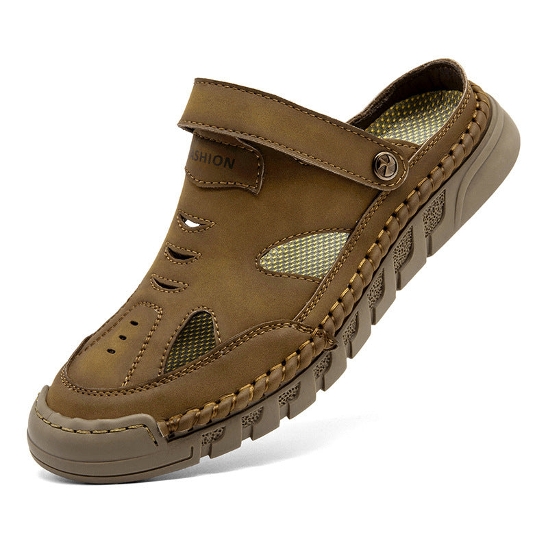 New Plus Size Closed Toe Sandals For Men