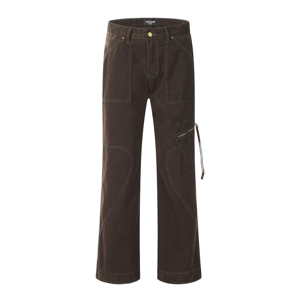 American Multi-pocket Cargo Pants Men