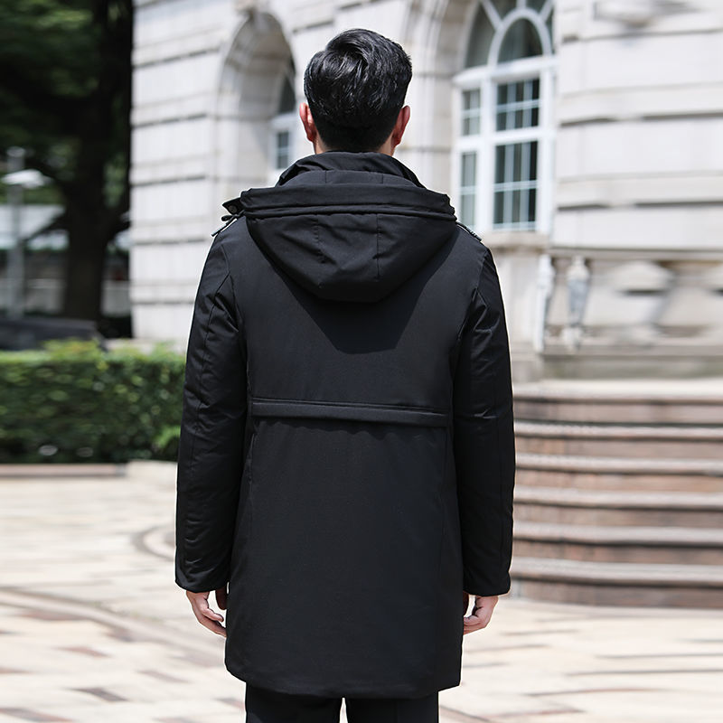 Men's Thick Mid-length Down Cotton-padded Jacket