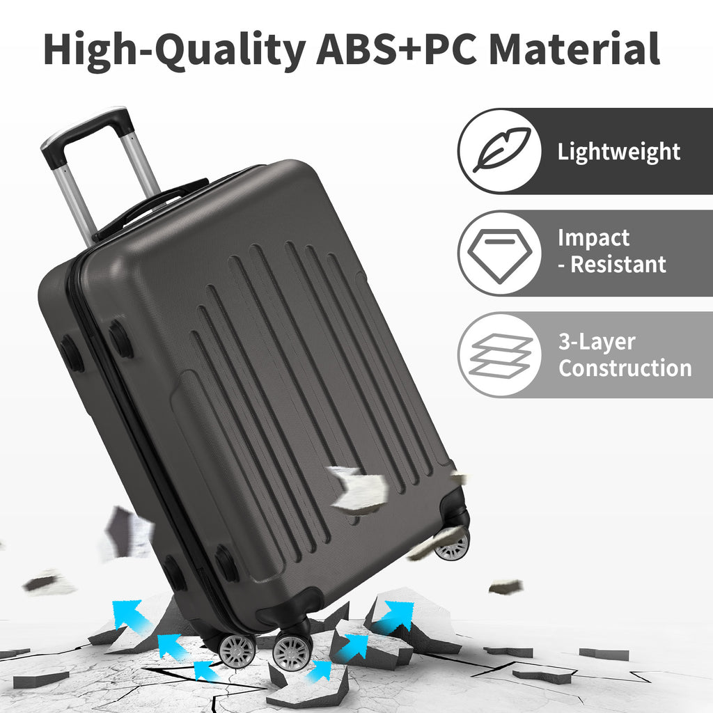 Three In One ABS PC Suitcase 20in 24in 28in Suitcase
