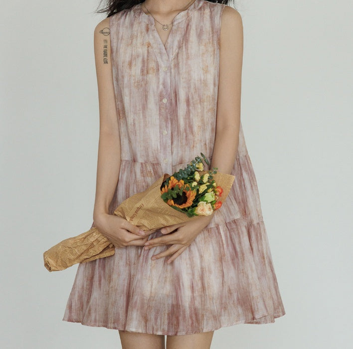 New Chinese Women's Clothing Sleeveless Halter Dress