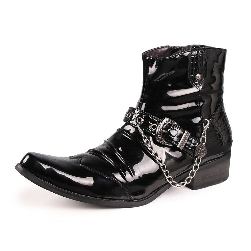 European And American Western Style Martin Boots Pointed Toe
