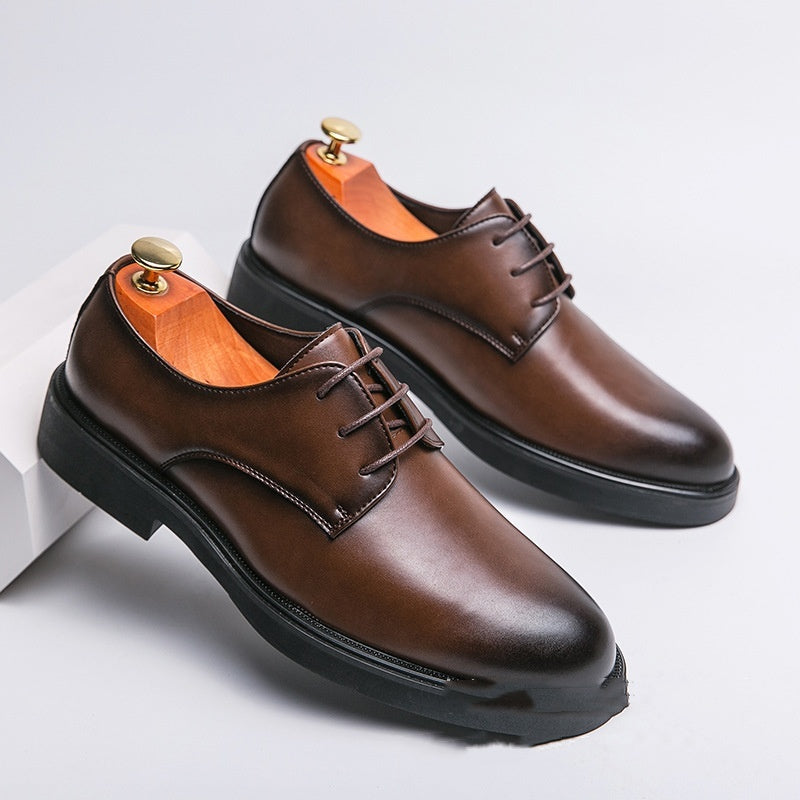 Men's British-style Korean-style Business Leather Shoes