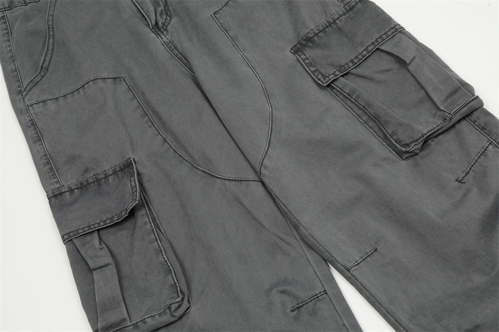 Fashion Personality Multi-pocket Cargo Pants Men