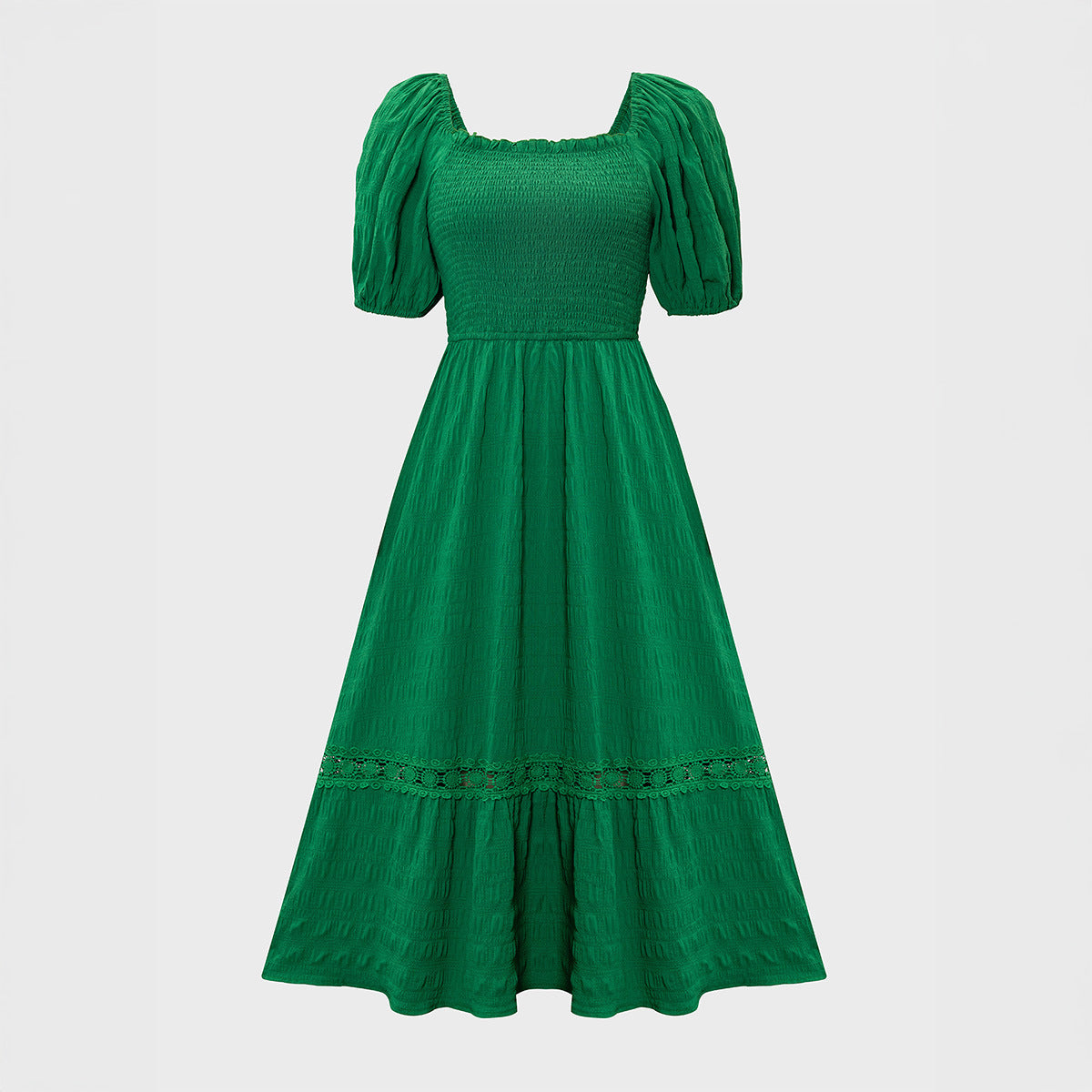 European And American Leisure Vacation Short Sleeve Dress Women's Clothing