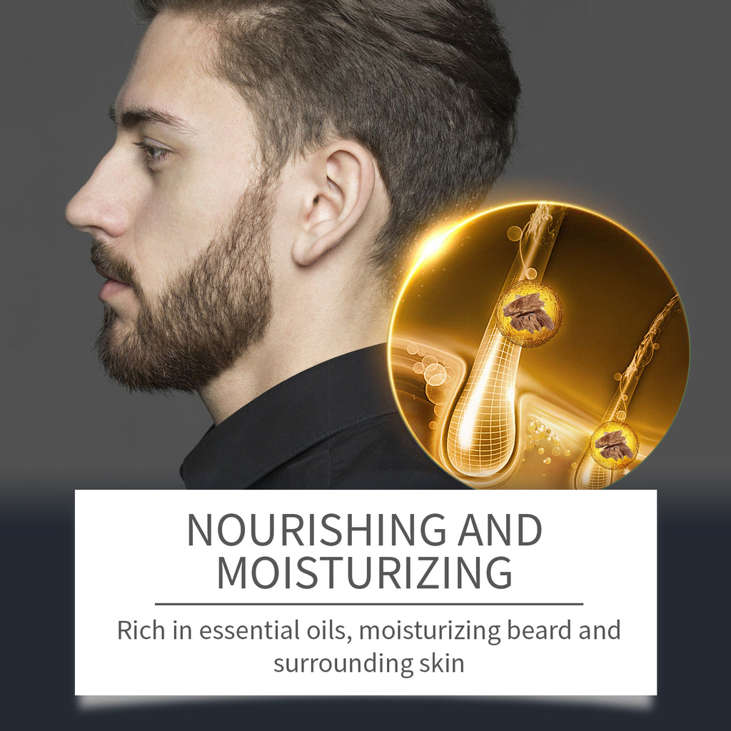 Facial Hair Treatment Spray, Men's Hair And Beard Nourishing Moisturizing And Enriching Facial Hair Repair Spray
