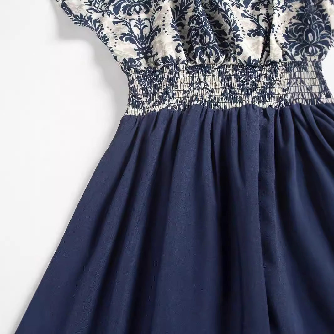 Fashion Elegant New Women's Clothing Temperament Printed Mini Dress