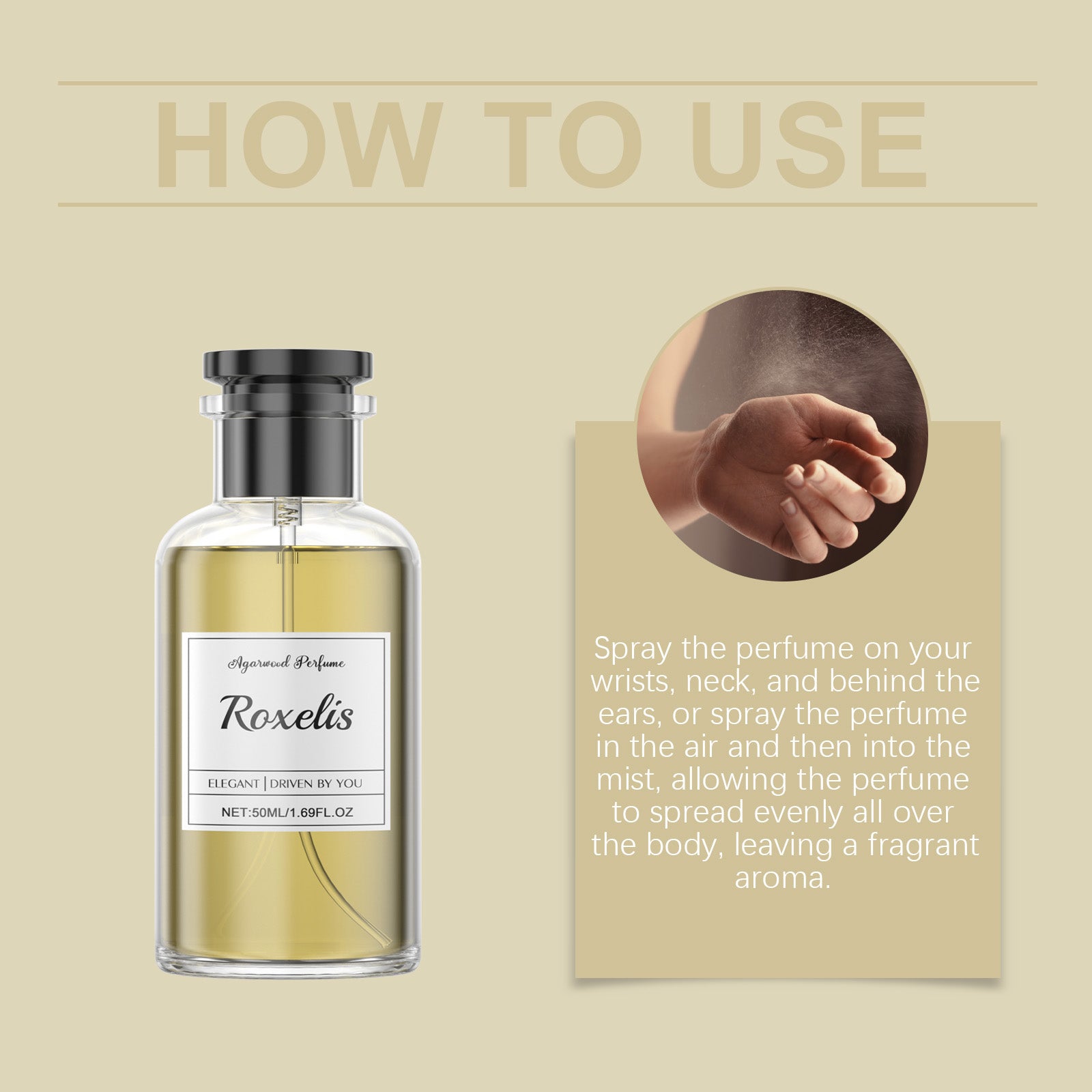 Roxelis Aloes Cedar Wood Perfume Daily Portable Lasting Fragrance Fresh And Elegant Niche Exudes Charm Fragrance