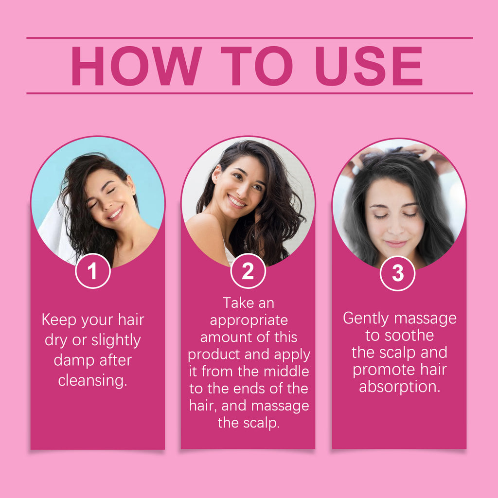 Viareline Leave-In Hair Care Essence Hydrating Smooth And Improving Frizz Daily Scalp Care Essence