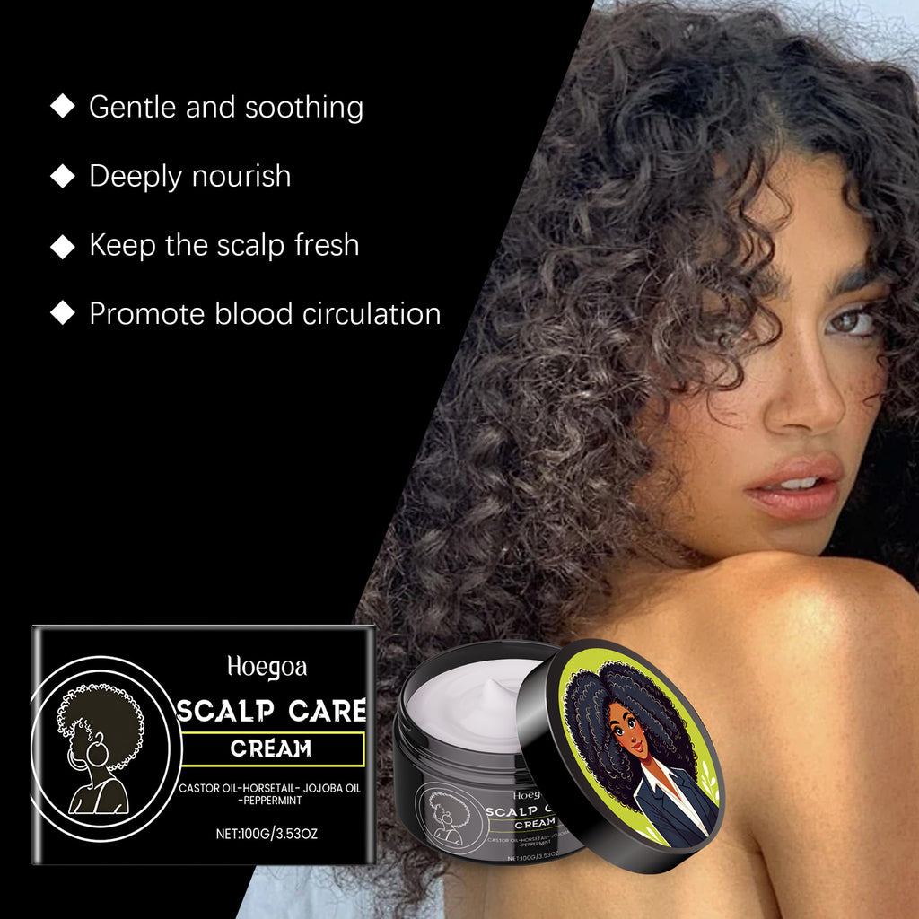Hoegoa Scalp Care Cream Daily Gentle Care To Improve Dry Hair And Nourish Hair Smooth Luster