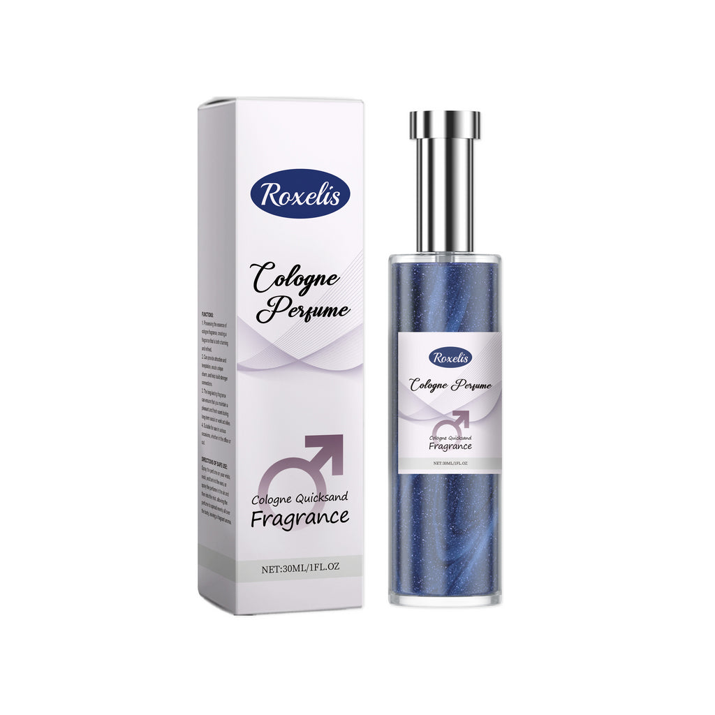 Roxelis Men's Charm Cologne Exudes Charm Natural Fresh Lasting Fragrance Portable Atmosphere Perfume