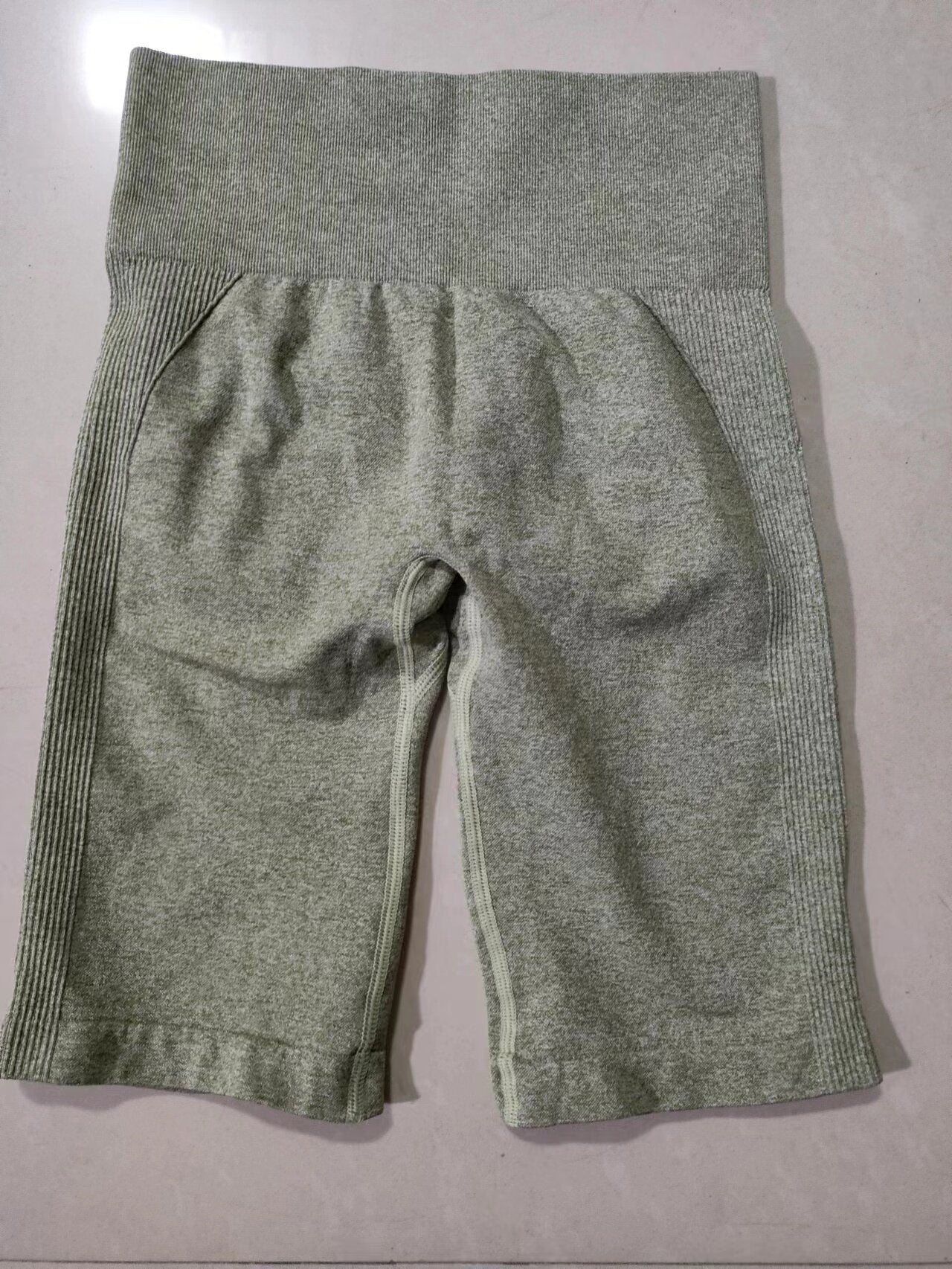 Women's Five-Quarter Pants High Waist Slim Quick-Dry Cycling Yoga Pants