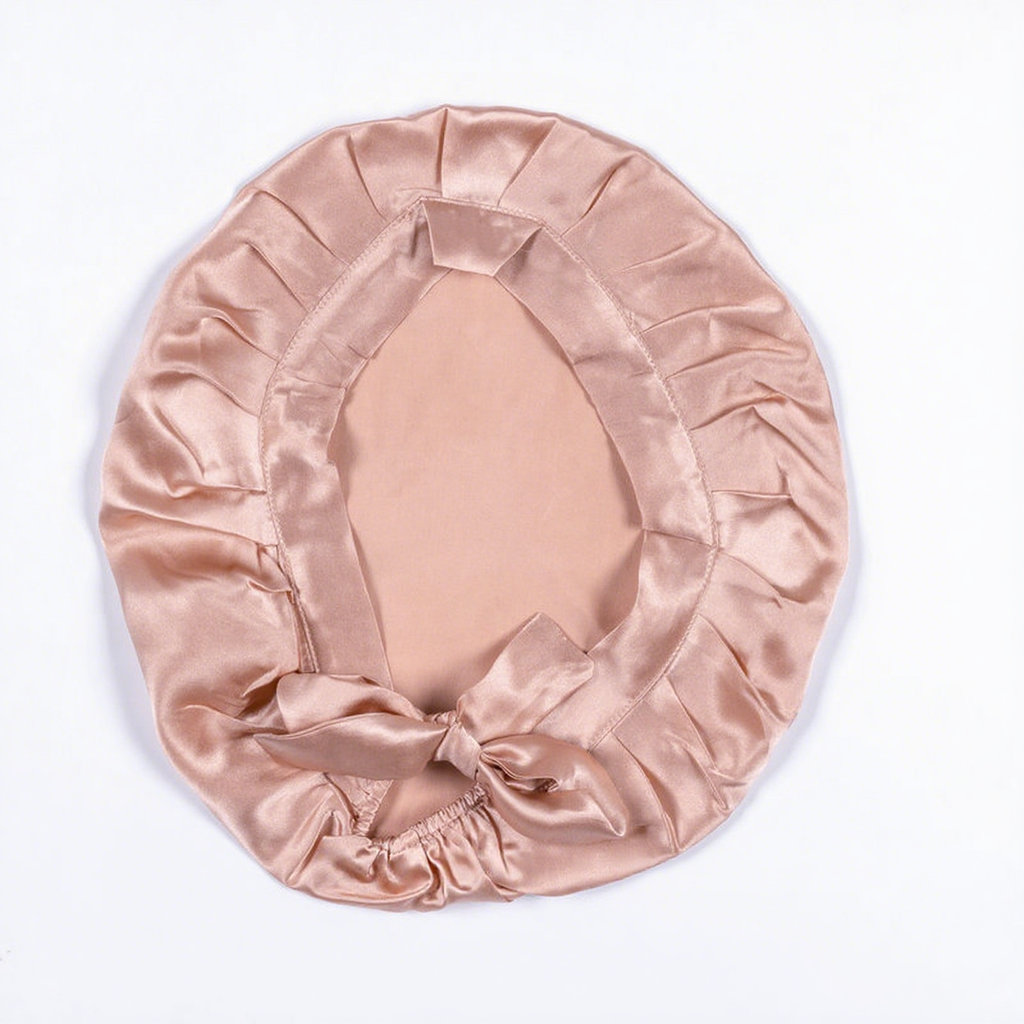 Bath cap silk headscarf cap women's hair care cap