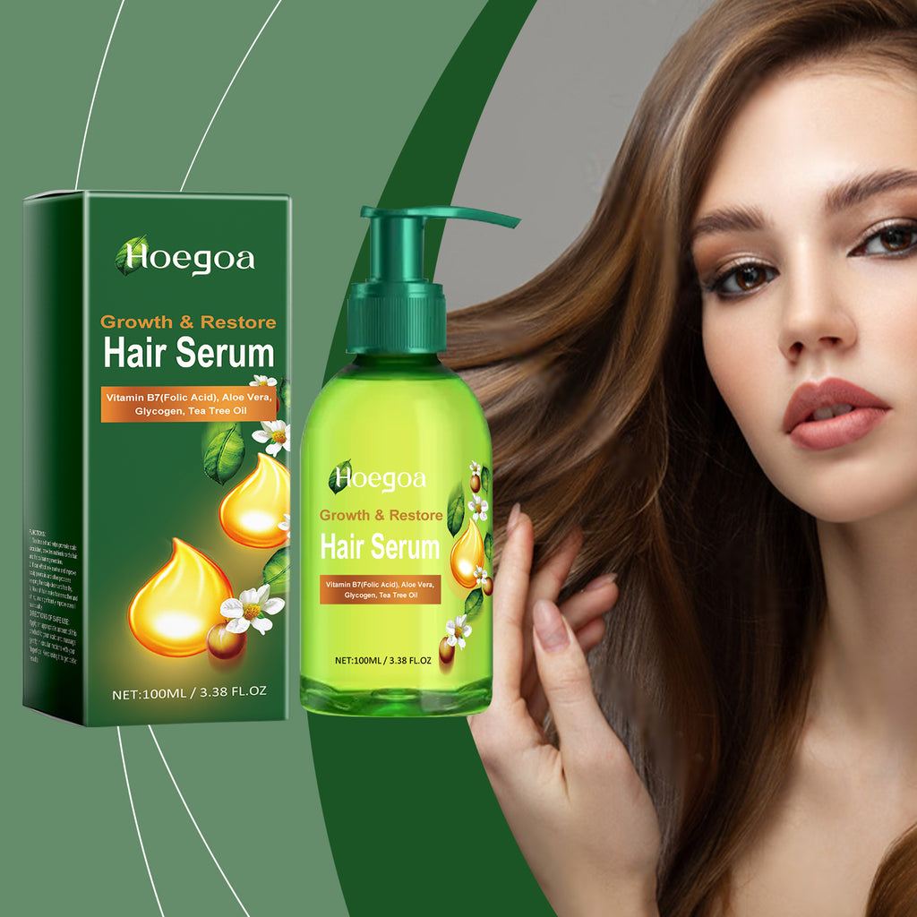 Hoegoa Hair Care Tea Tree Essential Oil Nourishes Hair Repair Dry Split Ends Dry Dry Leave-In Pure Tea Essential Oil