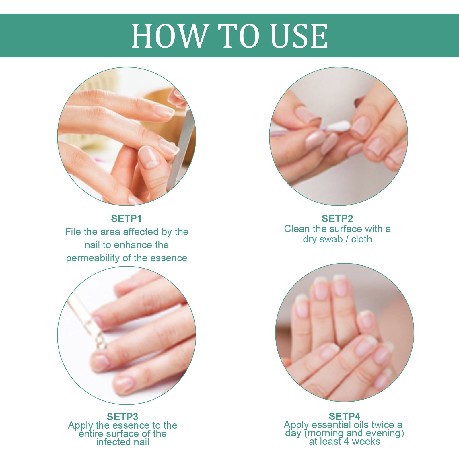 EELHOE Herbaceous Nail Relief Essence, Hand And Foot Nail Soft Thickening Brightening Nail And Bump Nail Care Solution